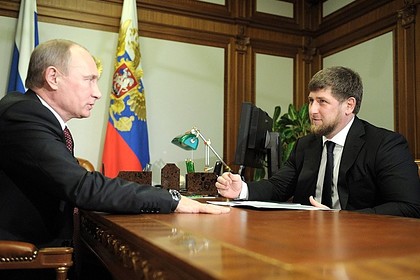 Кадыров поблагодарил Путина за уничтожение терроризма и мир в России